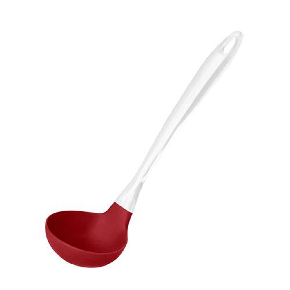 Concha De Silicone Cabo Acrílico Vermelha - UD034