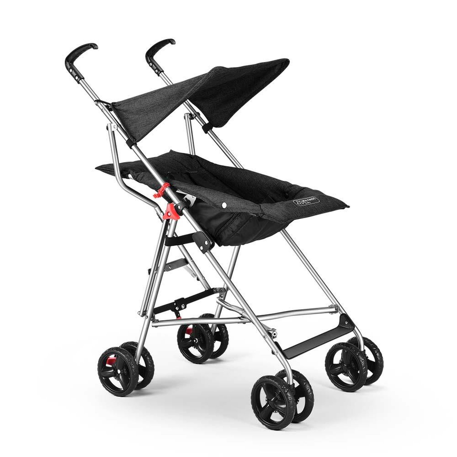 Carrinho Guarda-Chuva Pocket Preto Multikids Baby - BB502