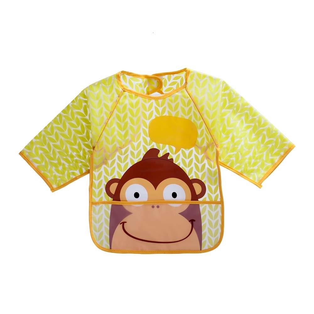 Babador Com Manga Macaco Multikids Baby - BB342