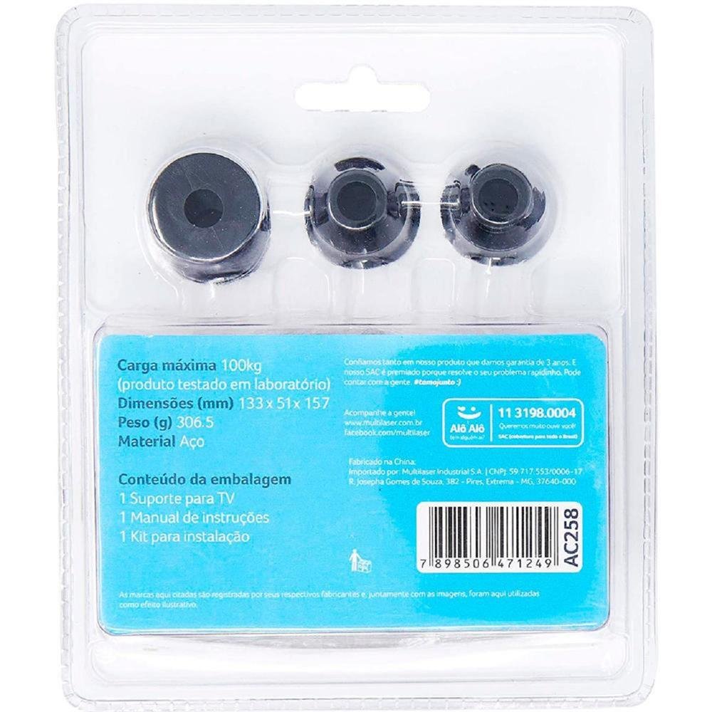 Suporte Universal Multilaser Tv 14-77 Polegadas Ac258