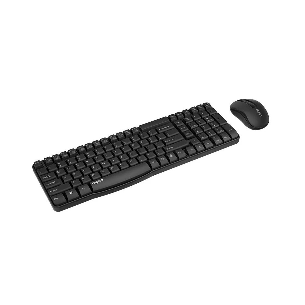 Teclado+Mouse Sem Fio Rapoo X1800s, Preto, Abnt2, Ra001, Rapoo