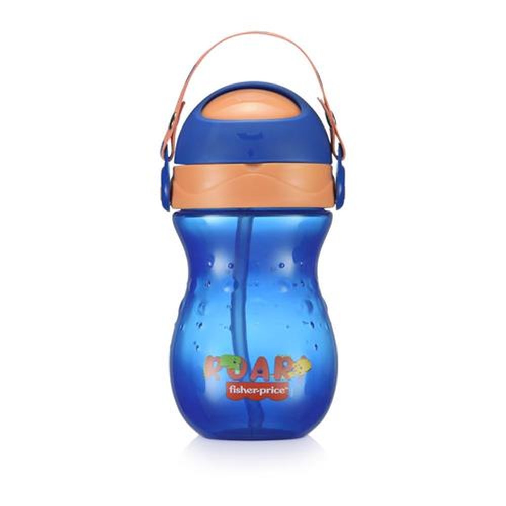 Copo com Canudo Playful Azul Twist Fisher-Price - BB1018