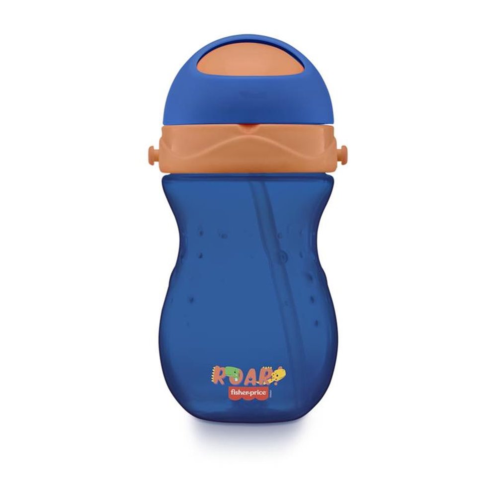 Copo com Canudo Playful Azul Twist Fisher-Price - BB1018