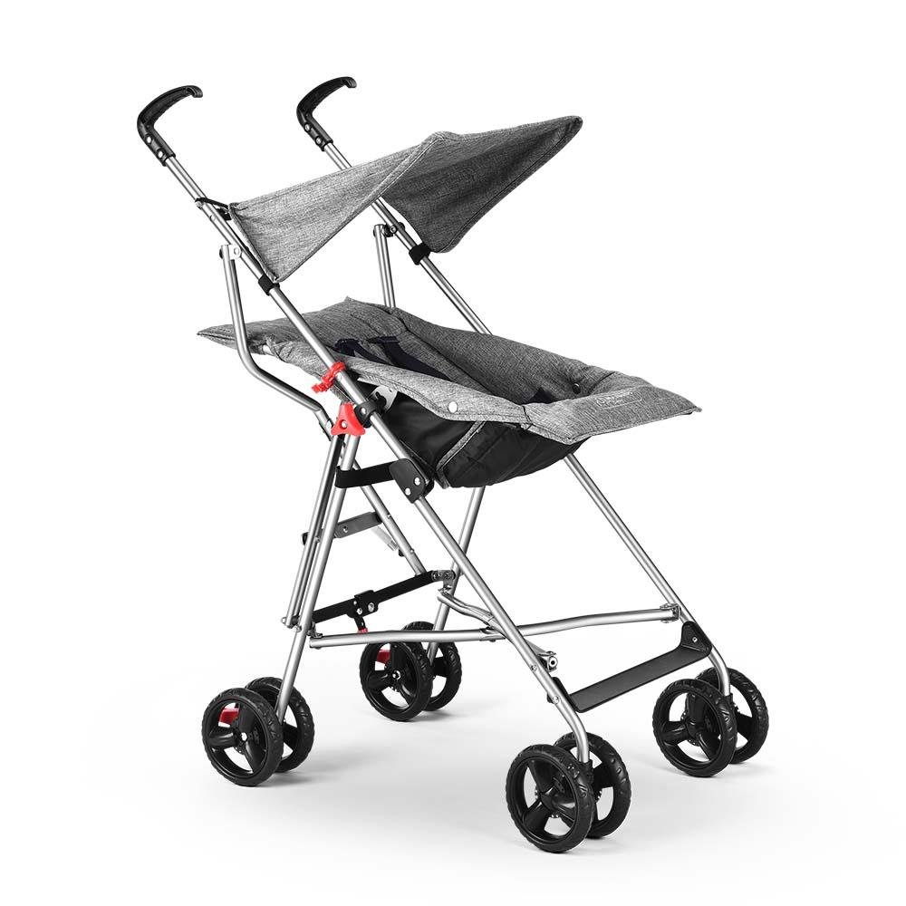 Carrinho Guarda-Chuva Pocket Cinza Multikids Baby - BB500
