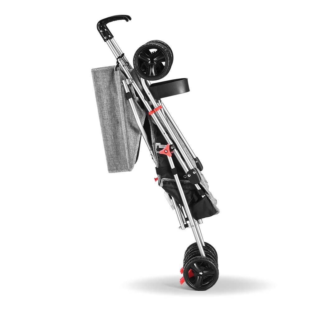 Carrinho Guarda-Chuva Pocket Cinza Multikids Baby - BB500