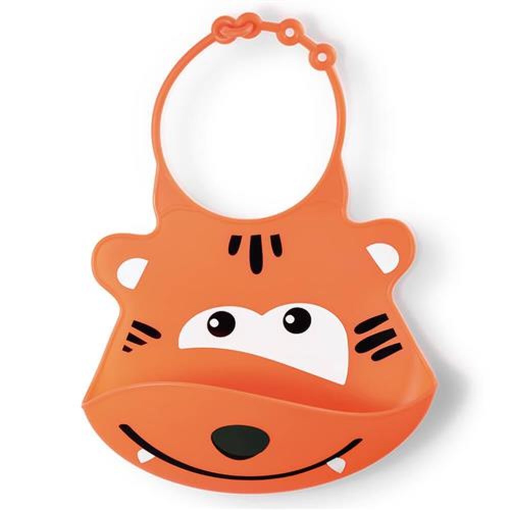 Babador De Silicone Silybib Leão Multikids Baby - BB042