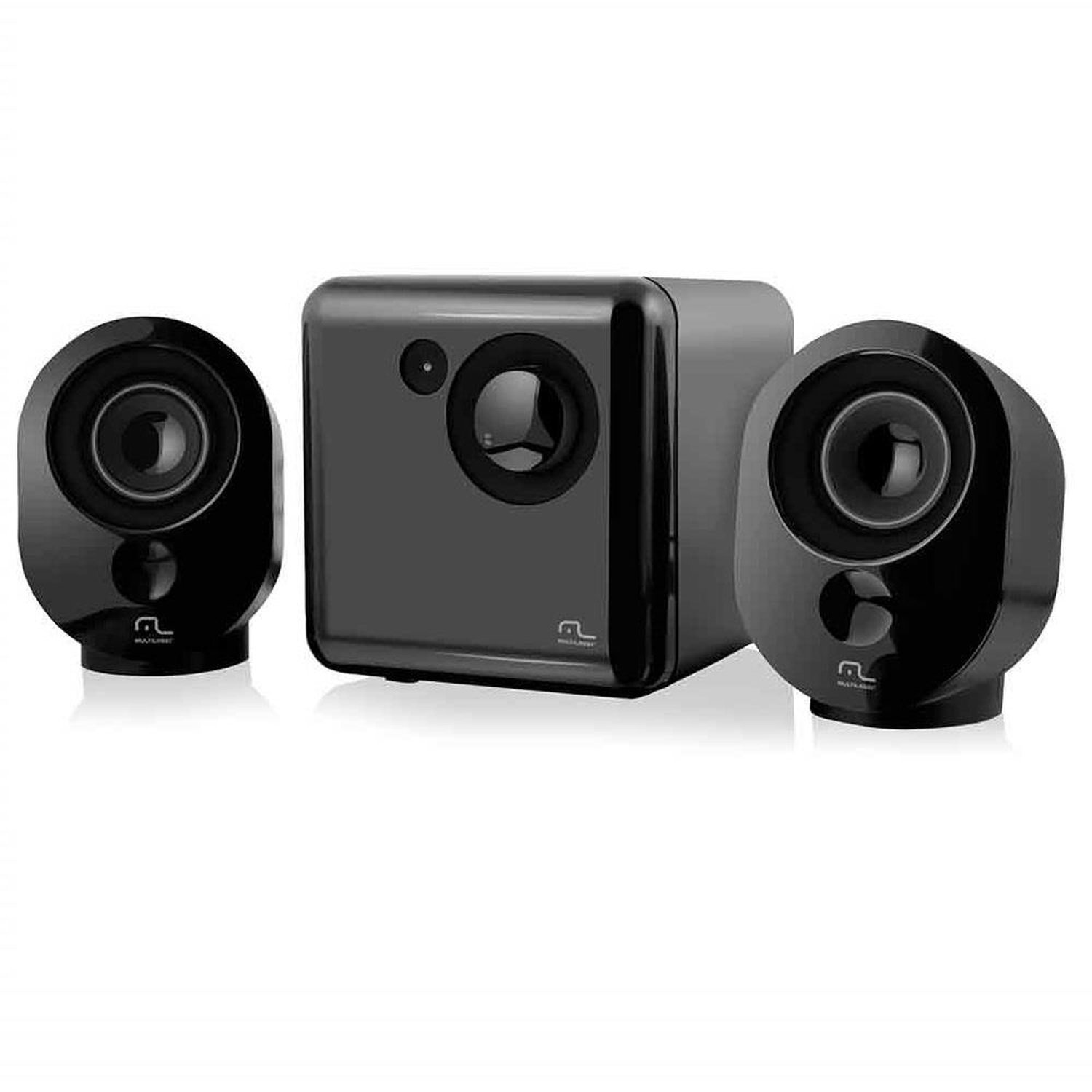 Caixa Aacustica Com Subwoofer 15w Rms Grafite Sp166 , Multilaser