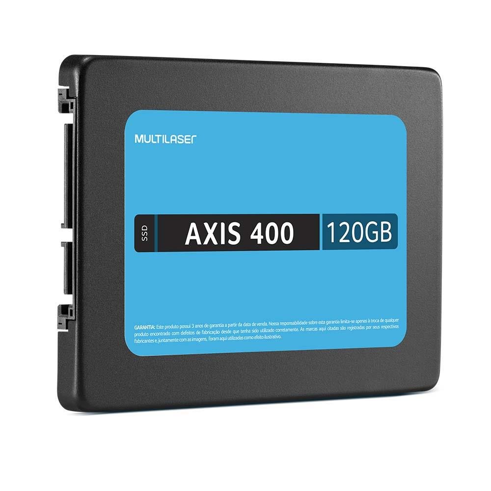 SSD Multilaser 2,5 120GB AXIS 400 Gravação 400 MB/S - SS101