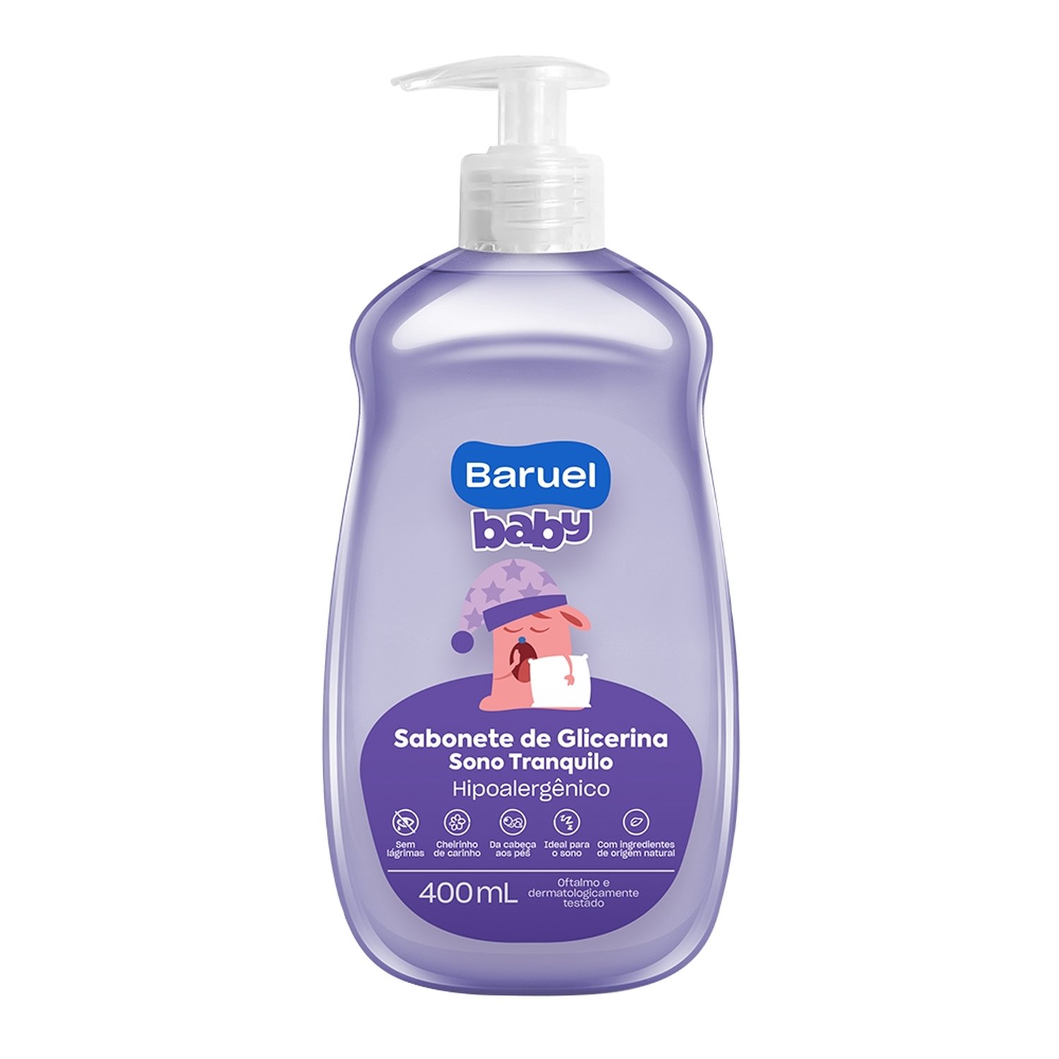 Sabonete Líquido Baruel Baby Sono Tranquilo 400ml
