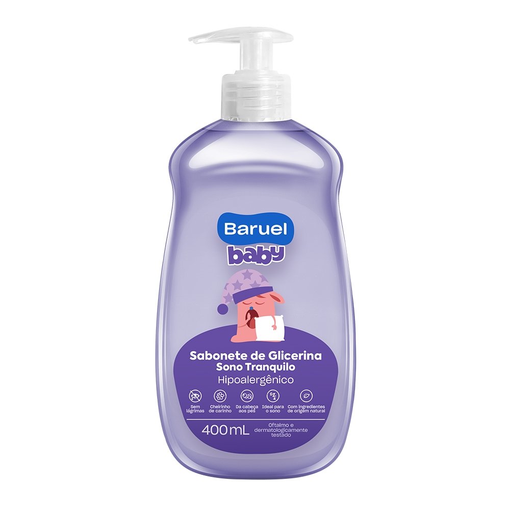 Sabonete Líquido Baruel Baby Sono Tranquilo 400ml