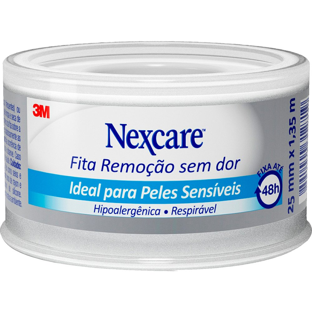 Fita 3m Nexcare Remocao Sem Dor 25mmx1,35m