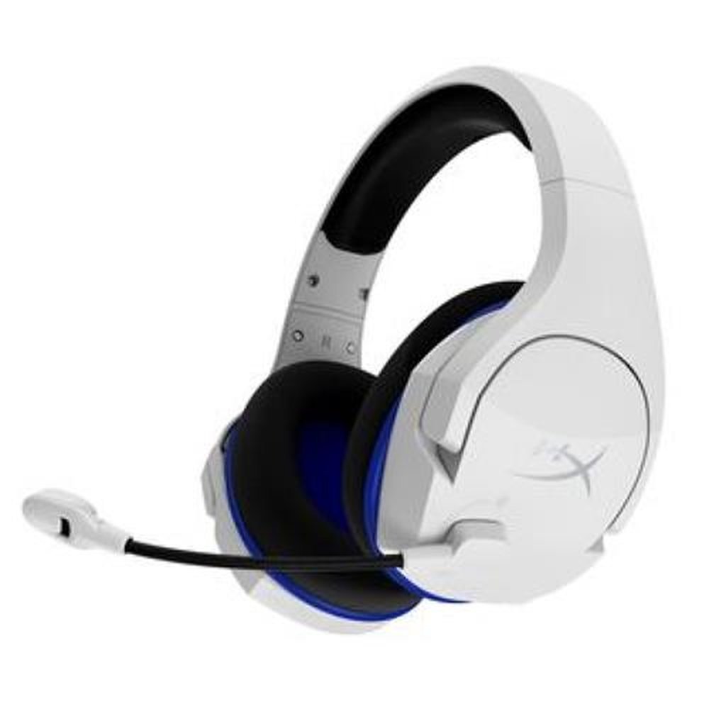 Headset Gamer Sem Fio Hyperx Cloud Stinger Core, Drivers 40Mm, Ps5 Ps4 E Pc, Branco E Azul - Hhss1c-Kb-Wt/G