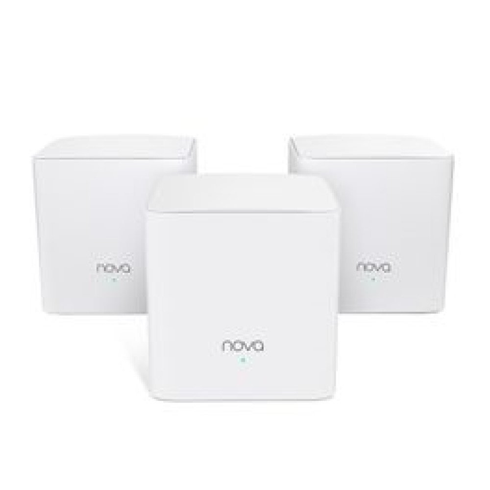 Roteador Wi-Fi Tenda Mesh Doméstico com 3 AC 1200Mbps -MW5C com 3