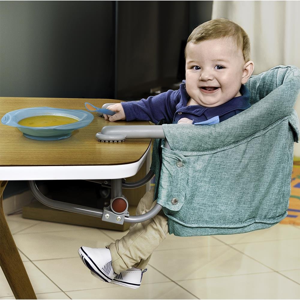 Cadeira De Alimentação Encaixe de Mesa Click N Clip Azul Multikids Baby - BB612