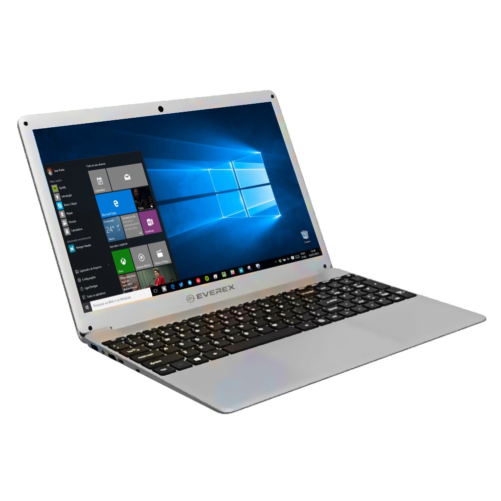 Notebook Everex Intel Core i5, 4GB DDR3, Tela 15.6¿, 240GB SSD e Windows 10