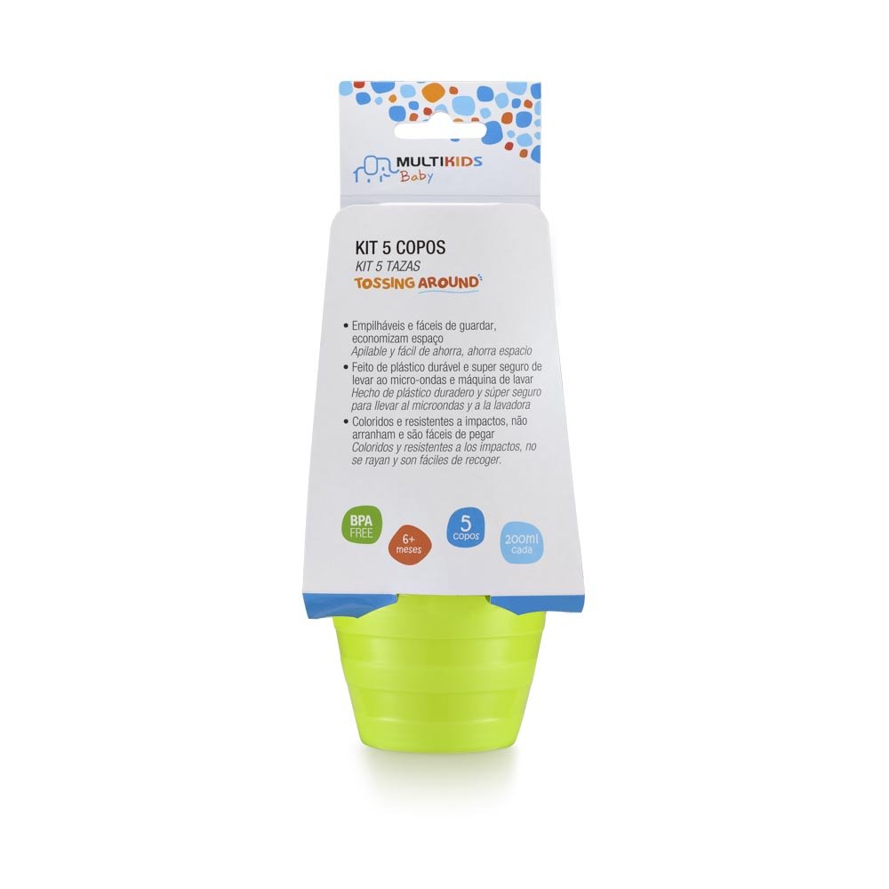 Kit 5 Copos Tossing Around - BB1074