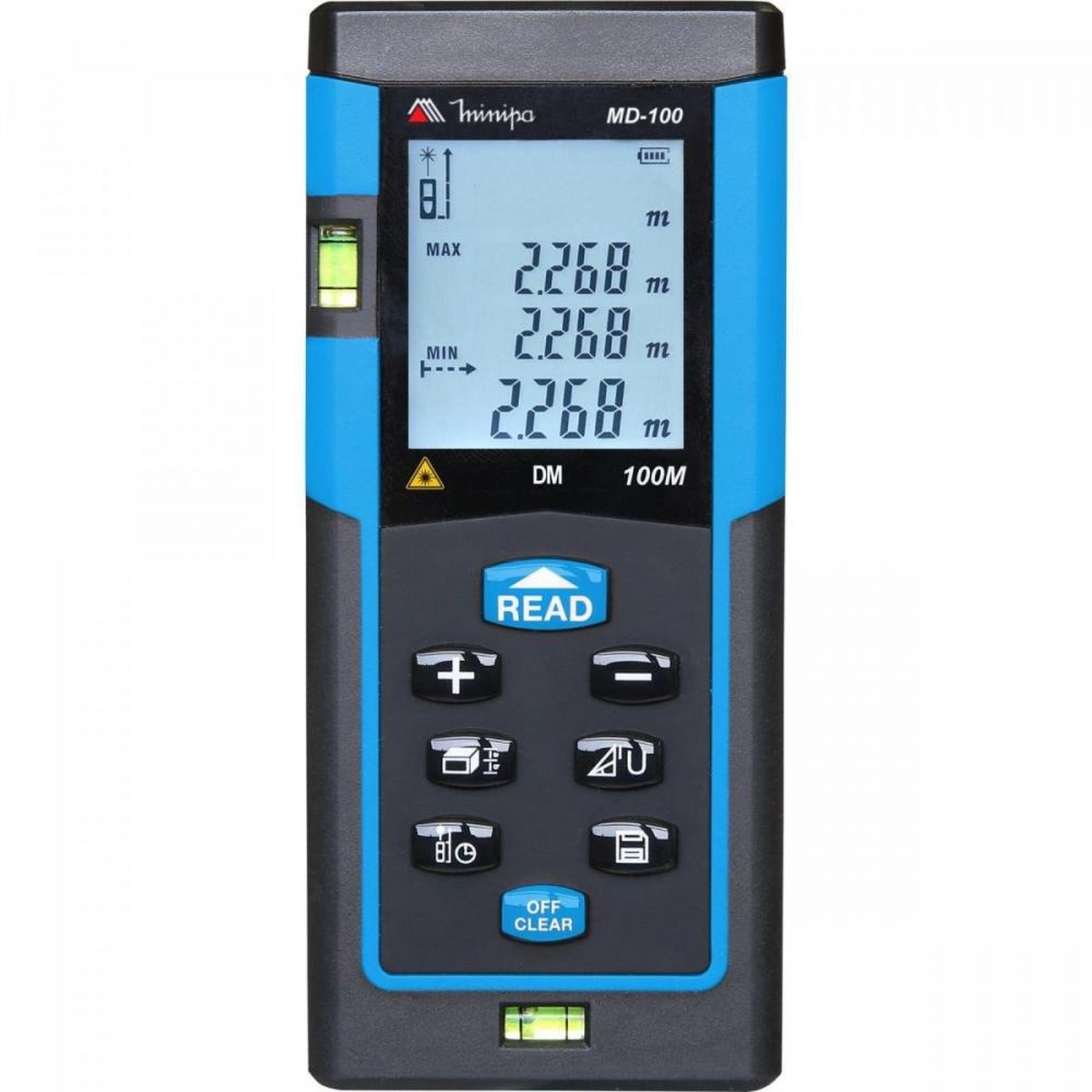 Trena Laser Md100 Azul/Preto Minipa