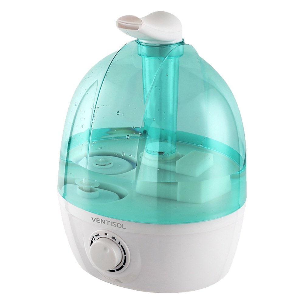 Umidificador de Ar Ventisol MOD U-04 - 3,7 Litros, Standby Automático, Verde-Água, Bivolt
