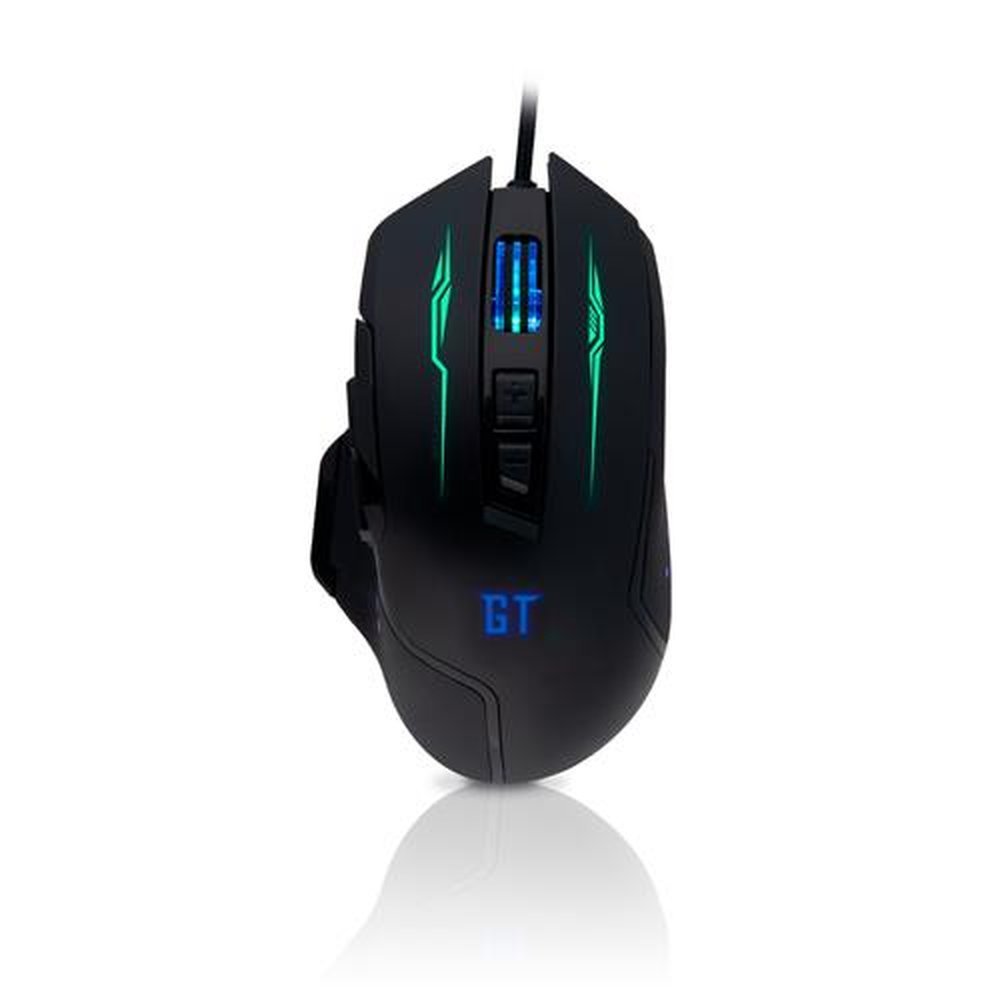 Mouse Gamer 12000 DPI Space com LED e 7 Botões | GT Gamer