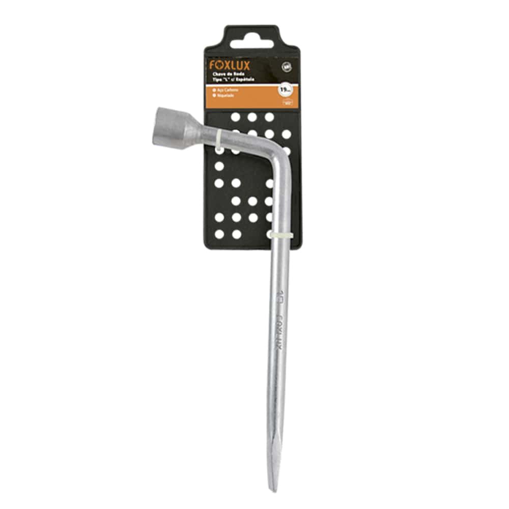 chave de roda tipo l c espatula 19mm