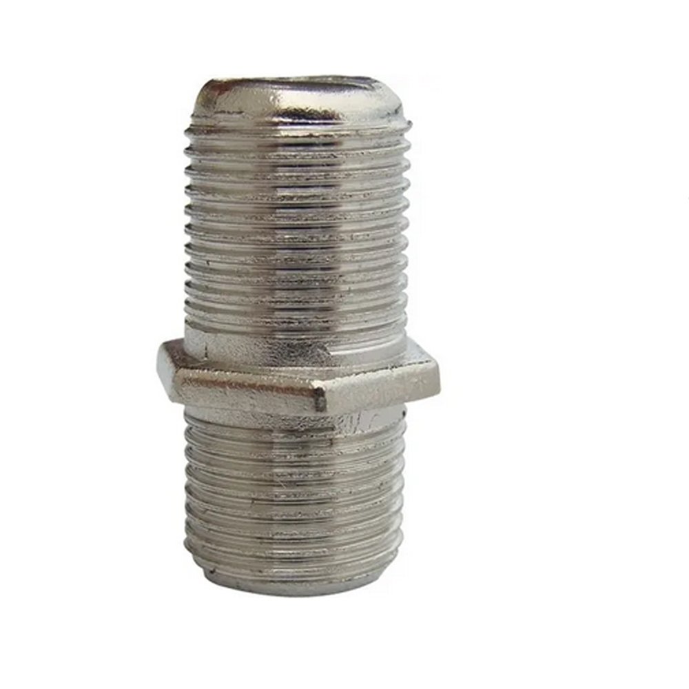 Emenda femea coaxial universal pacote 20 unidades