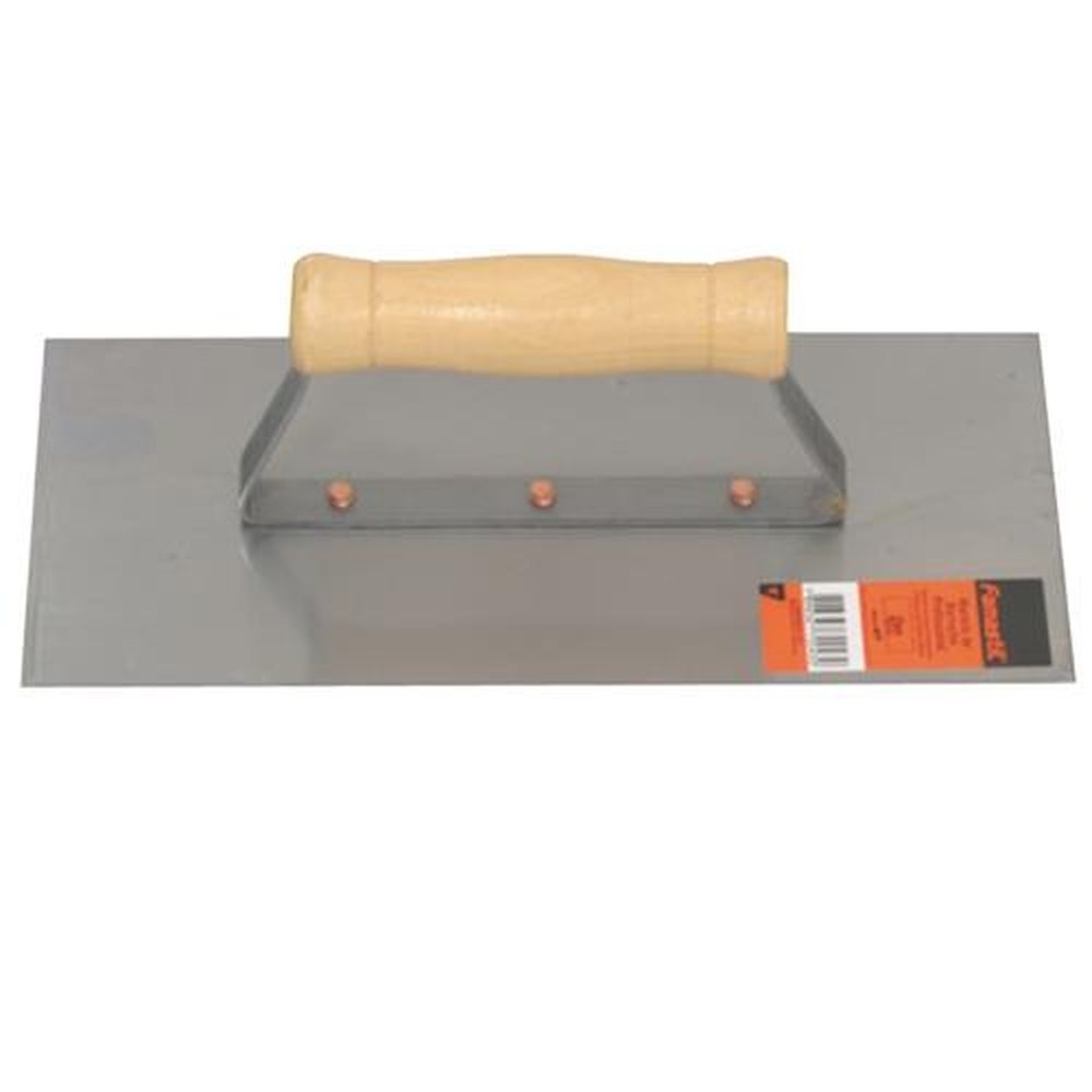 desempenadeira aço lisa 25,6x12cm cb fechado