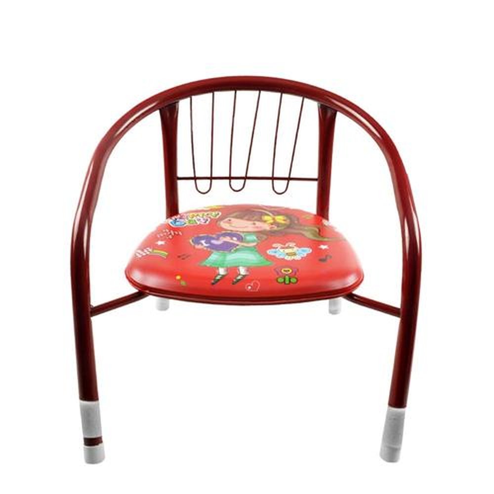 Cadeira Infantil De Metal Com Apito Estampado