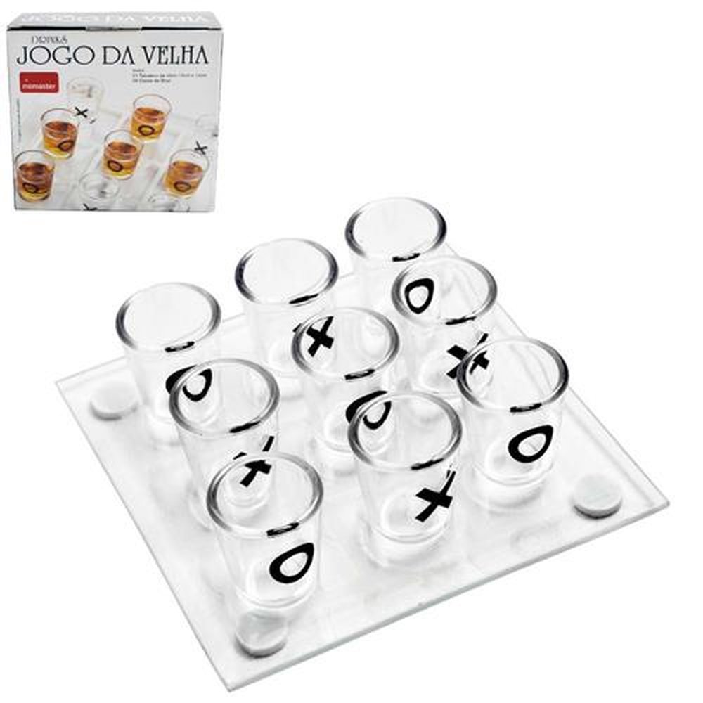 Jogo Velha Shot Drink 10 Peças