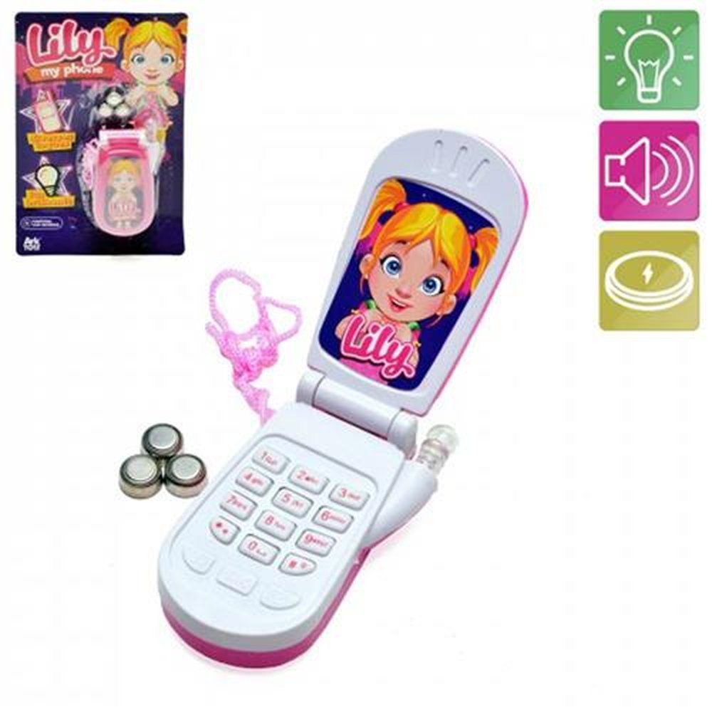 Celular Infantil Lily Com Luz E Som