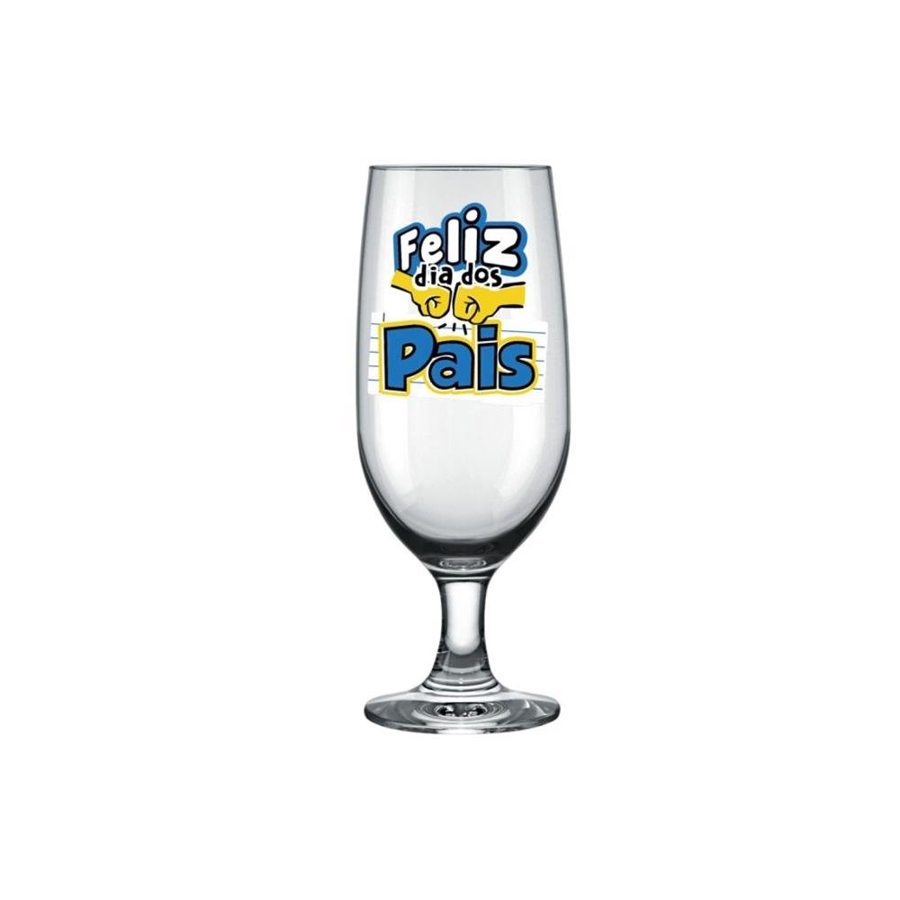 Taça Chopp de Vidro 300mL Coleção Pais Decorações Sortidas Glassral
