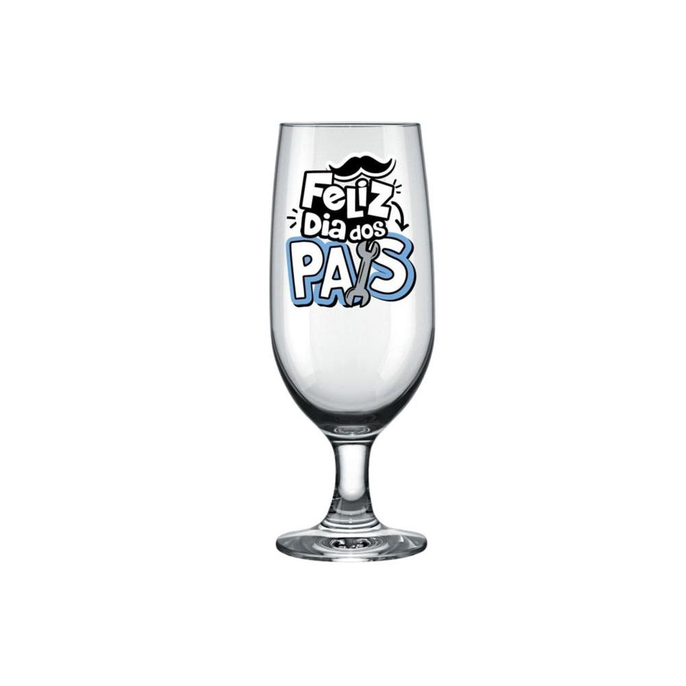 Taça Chopp de Vidro 300mL Coleção Pais Decorações Sortidas Glassral