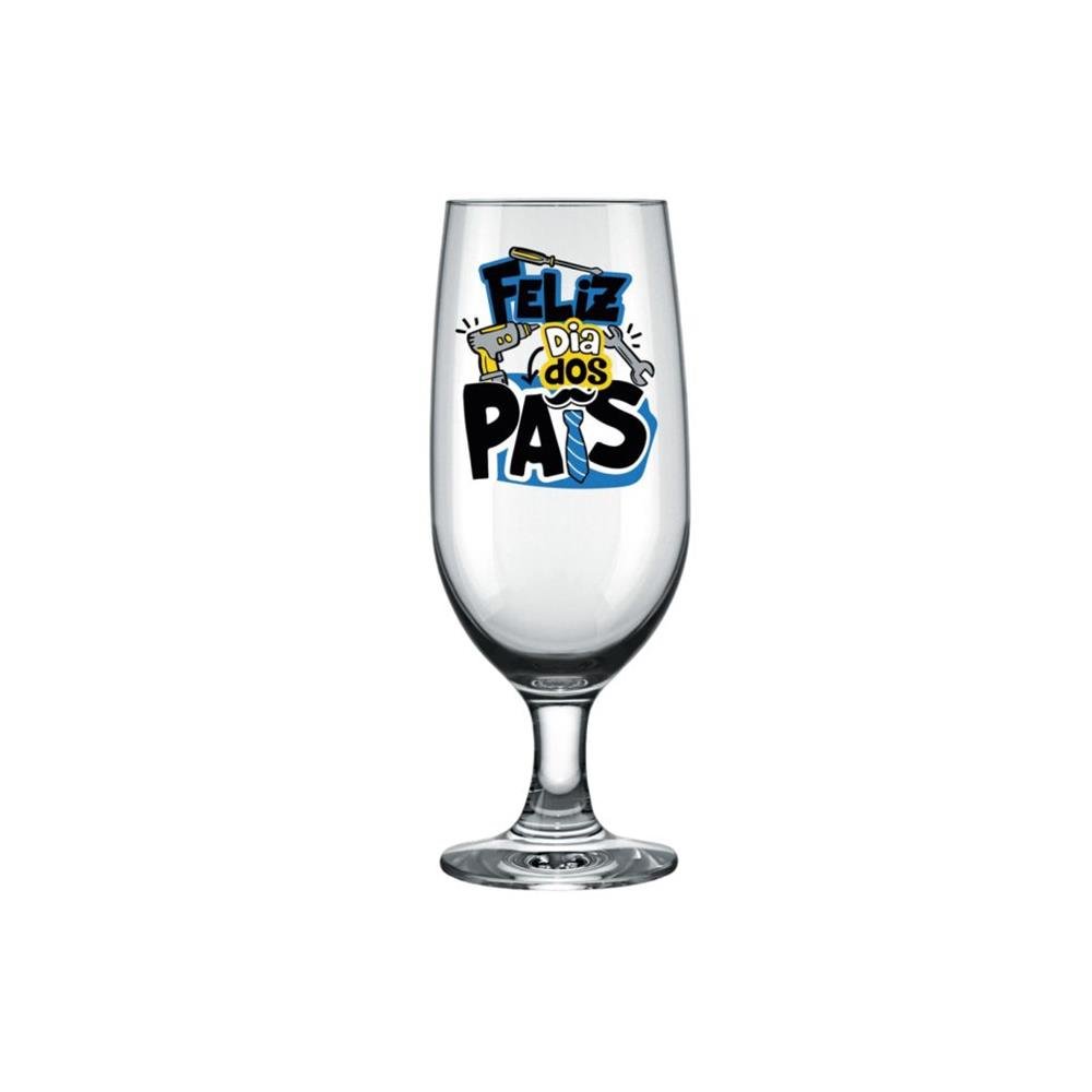 Taça Chopp de Vidro 300mL Coleção Pais Decorações Sortidas Glassral