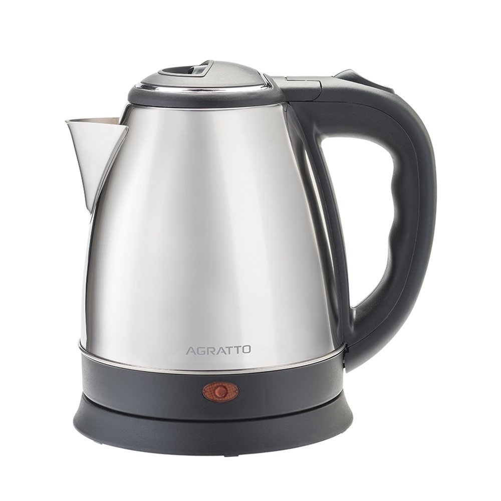 Chaleira Elétrica Agratto CE-01 - 1,8 Litros, 1000W, Inox, 110V