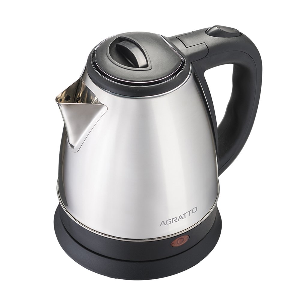Chaleira Elétrica Agratto CE-01 - 1,8 Litros, 1000W, Inox, 110V