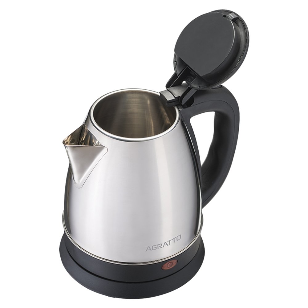 Chaleira Elétrica Agratto CE-01 - 1,8 Litros, 1000W, Inox, 110V
