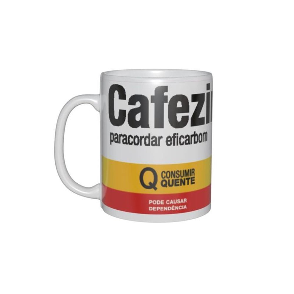 Caneca de Cerâmica 300mL Glasslab Decorações Sortidas Glassral