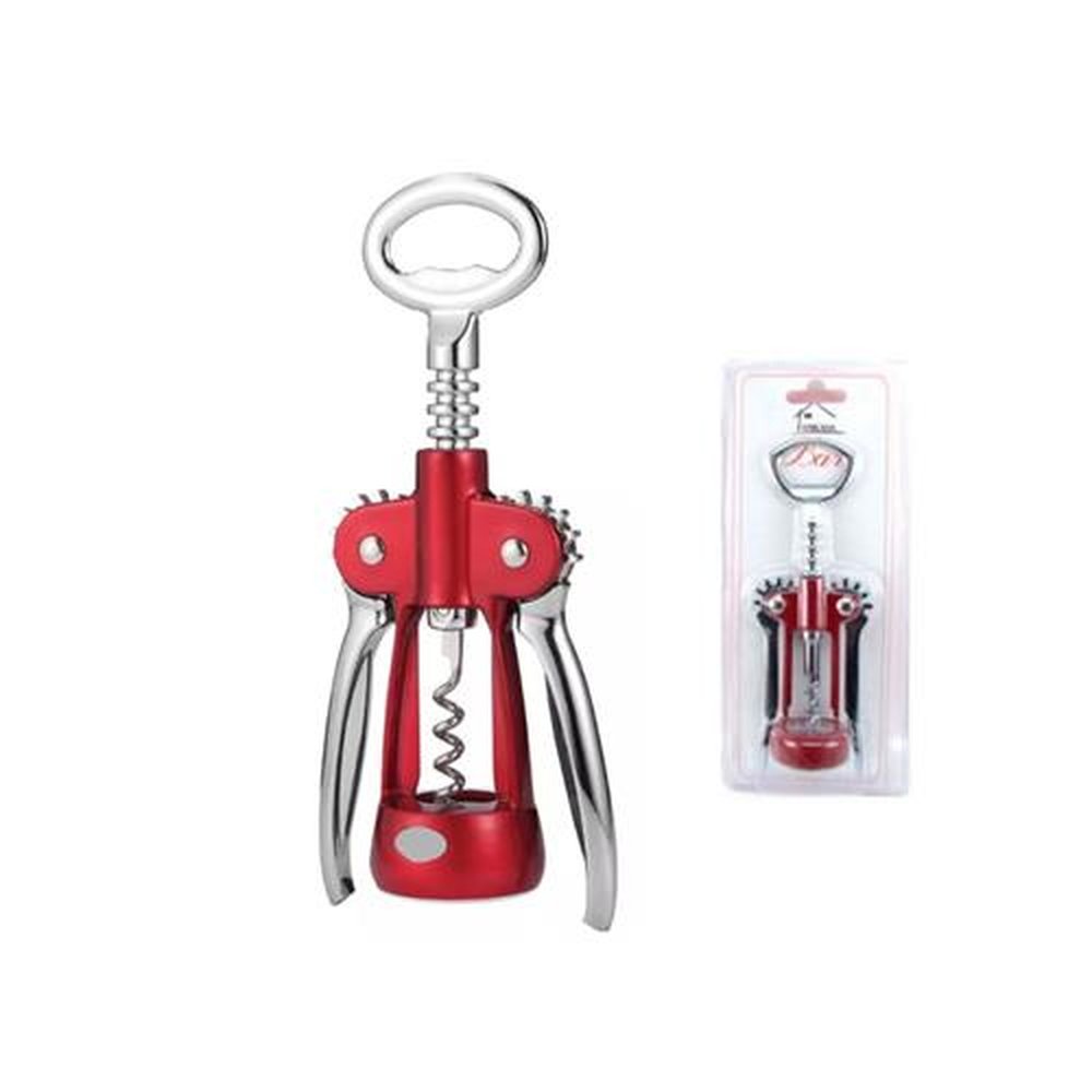 Abridor Garrafas e Saca-Rolhas Inox Fratelli