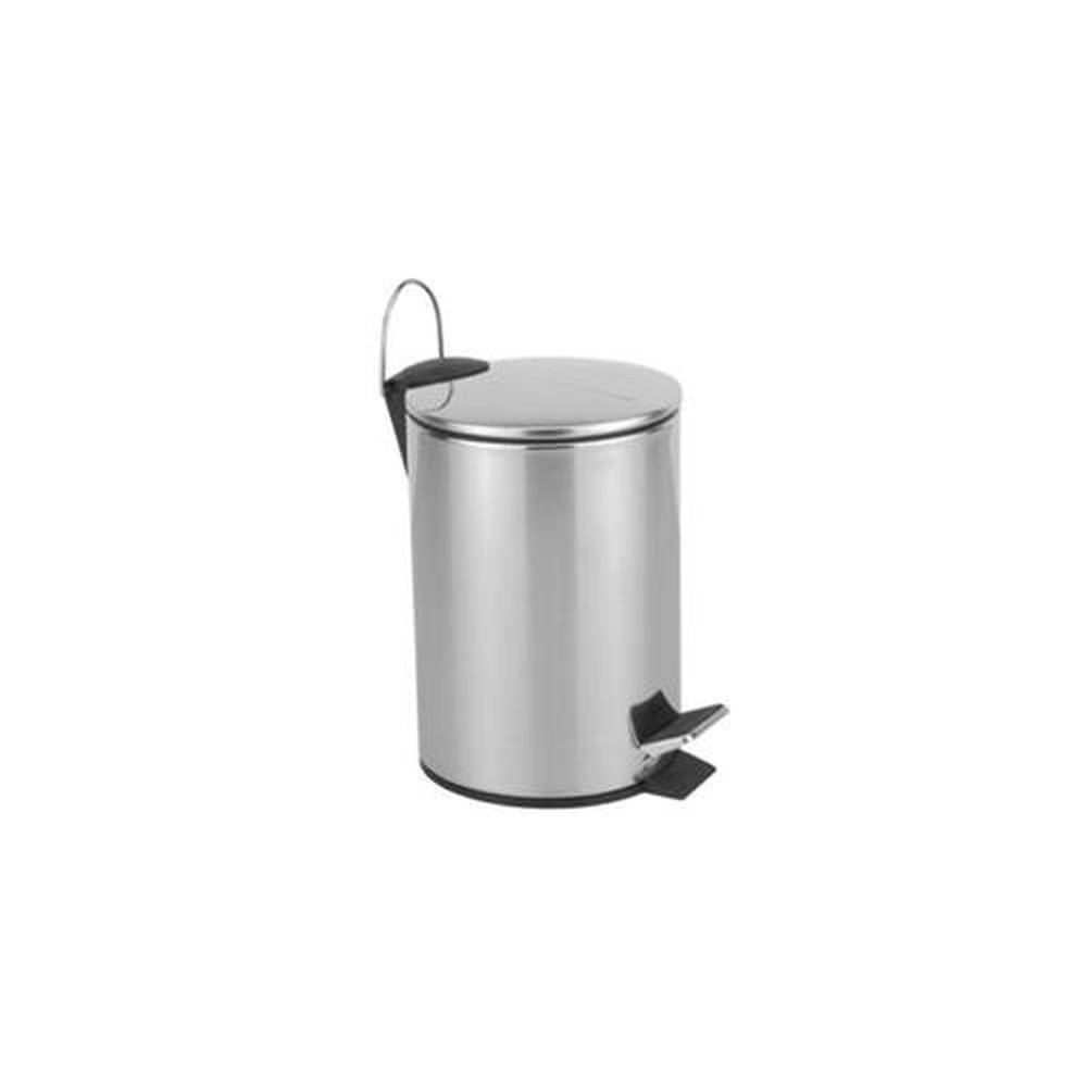 Lixeira Inox 5,0L com Pedal Fratelli