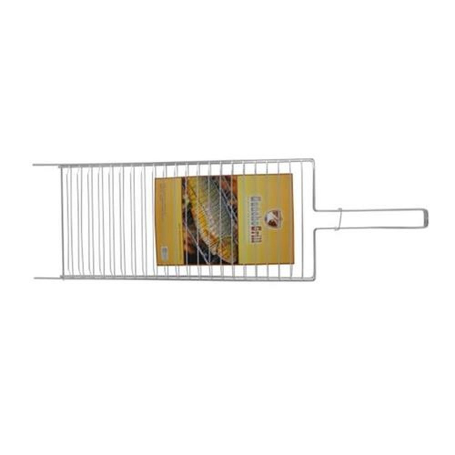 Grelha Dupla 18X33cm Cromada Gaúcho Grill