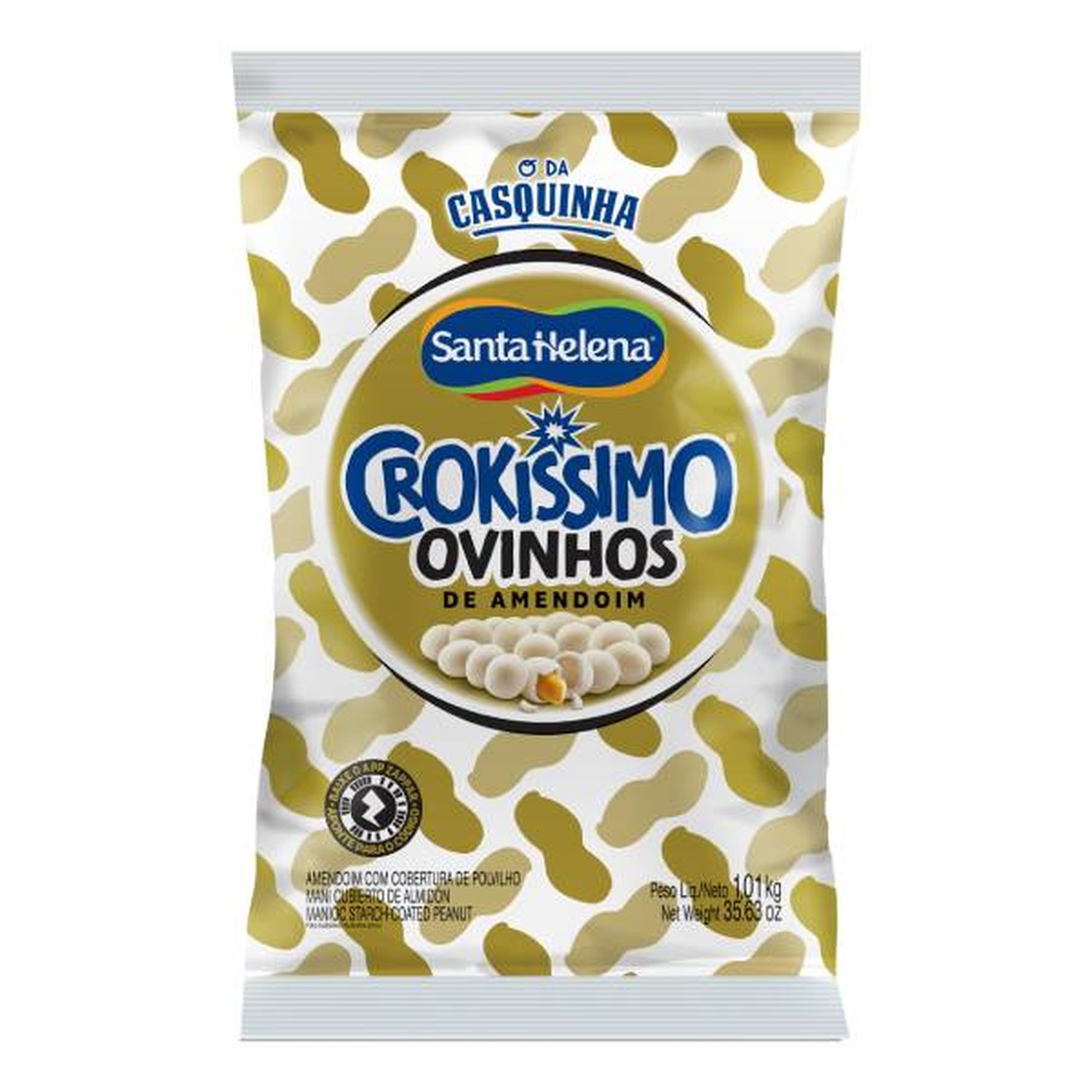 Ovinhos De Amendoim Pacote 1,01Kg