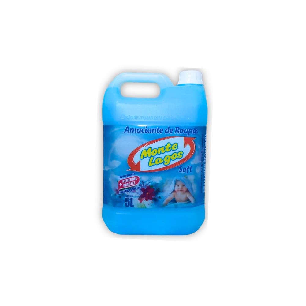Amaciante 5l Soft Blue Montelagos