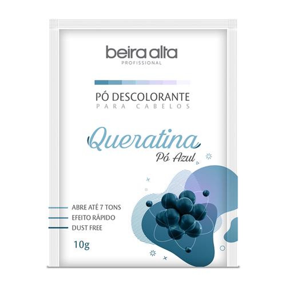 Pó Descolorante Queratina 10G (Caixa Com 72 Unidades)