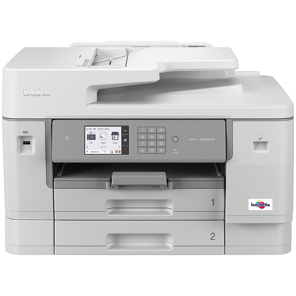 Multifuncional Brother MFCJ6955DW, Jato de Tinta, Colorida, Wi-Fi, USB, Branco, 110V