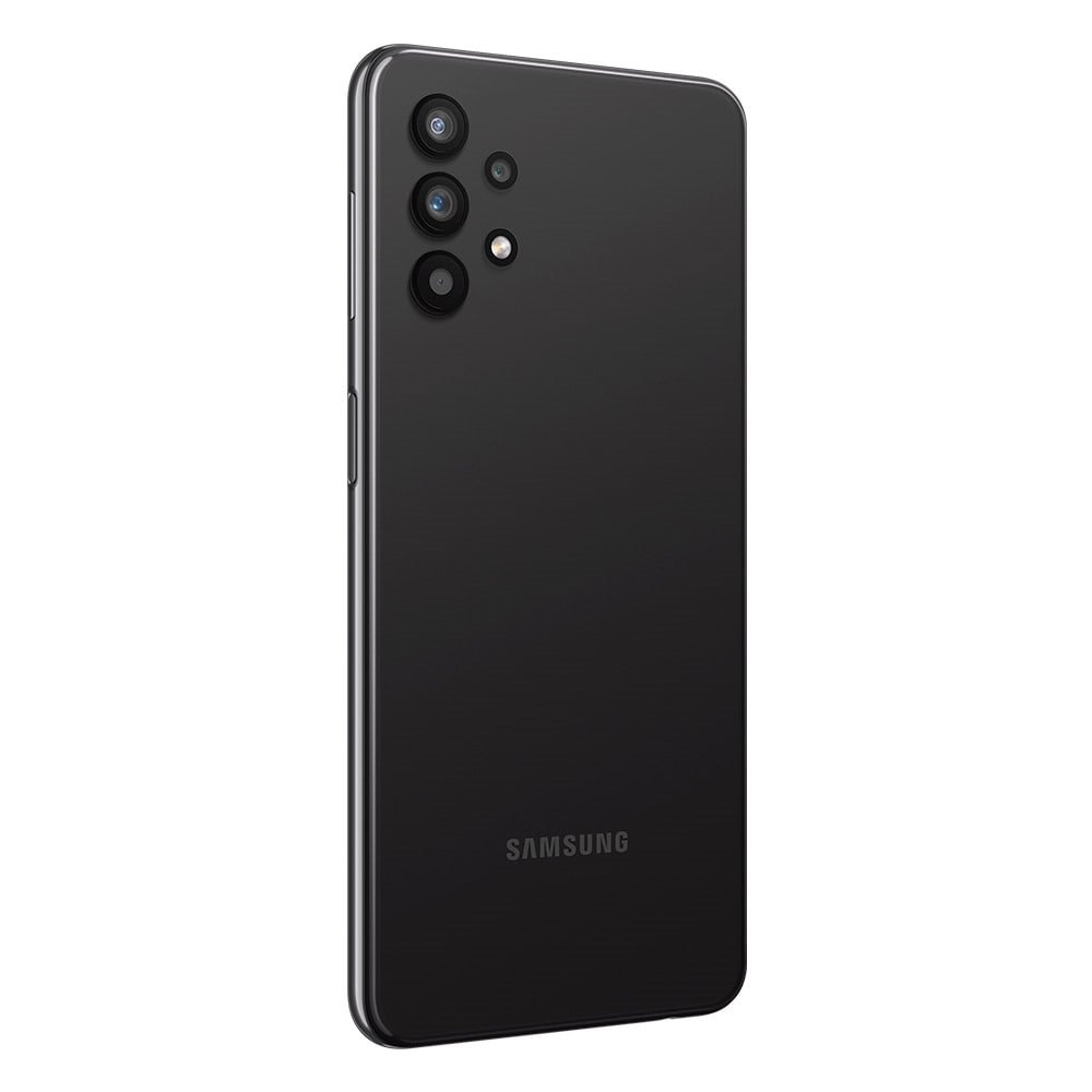 Smartphone Samsung Galaxy A32 Preto, Tela 6.4", 4G+Wi-Fi+NFC, Android 11, Câm. Tras. 64+8+5+5MP, Frontal 20MP, 4GB RAM, 128GB