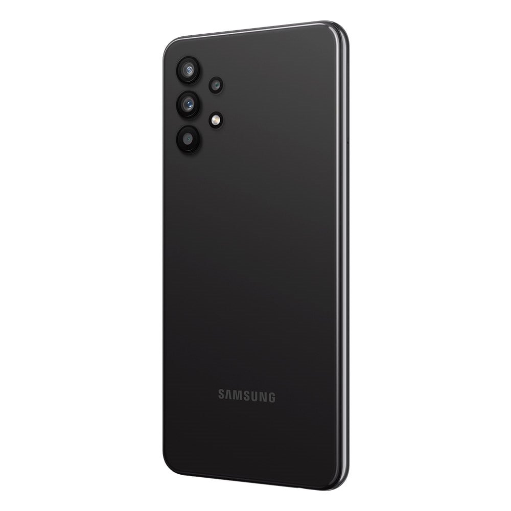 Smartphone Samsung Galaxy A32 Preto, Tela 6.4", 4G+Wi-Fi+NFC, Android 11, Câm. Tras. 64+8+5+5MP, Frontal 20MP, 4GB RAM, 128GB