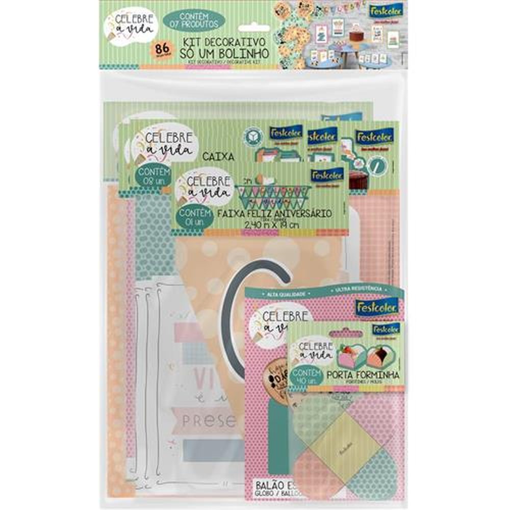 Kit So Um Bolinho Celebre A Vida