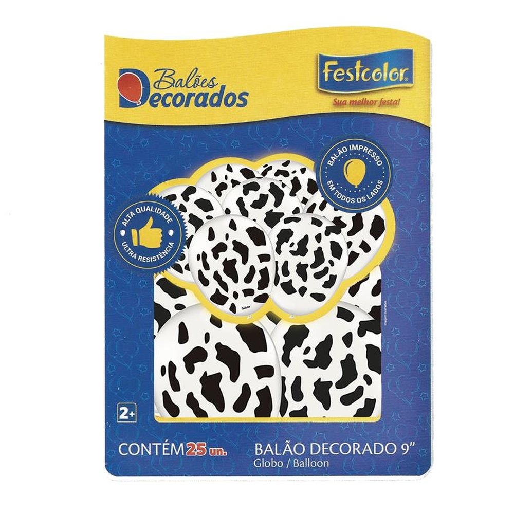 Balao Decorado Vaquinha