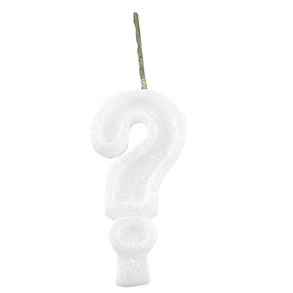 Vela Glitter Branca N ?