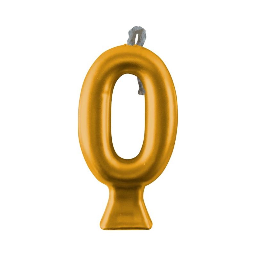 Vela Metallic Ouro N 0