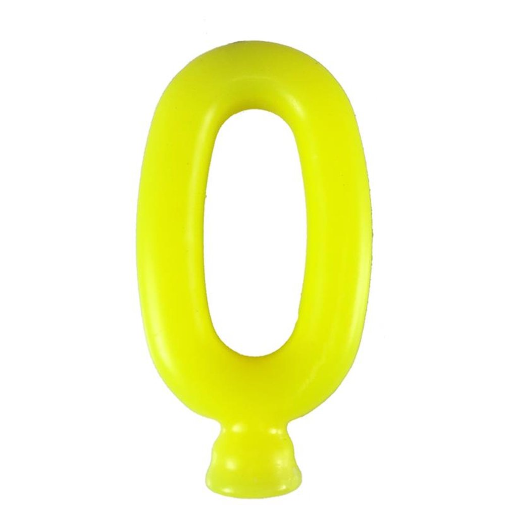 Vela Neon Amarelo N 0
